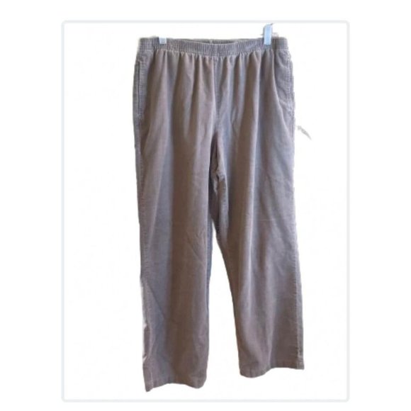 Studio Works Womens Plus Size 14P Brown Casual Pants - Picture 2 of 4